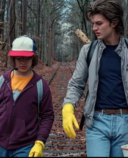dustin and steve carried volume two on their backs imo. but im so glad they talked it out i love them as a duo and it was genuinely worrying me the whole time between volume one and two #strangerthingsedit #steveharrington #dustinhenderson #steveharringtonedit #phoebebridgers