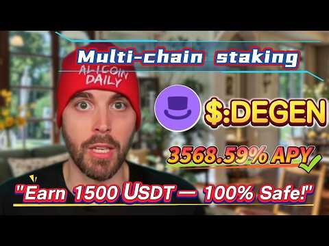 Earn Easy Money with DEGEN Staking! No-Risk Mining Strategy for 3568.59% Yield
