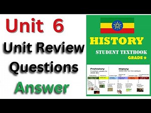Unit 6 Review Questions Answer
