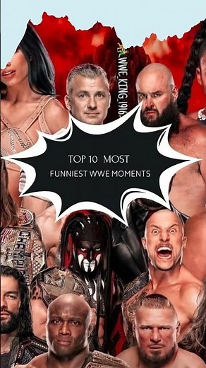 Top 10 Funniest WWE Moments Ever 😂 | WWE Comedy Compilation 2025#wwe #ww2 #wweraw