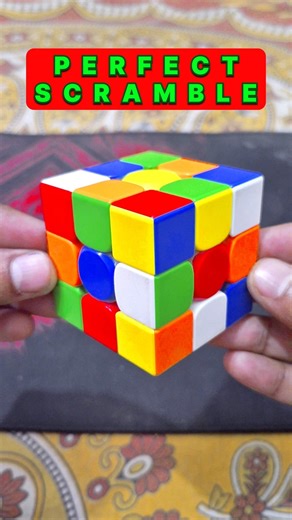 Perfect Scramble on 3x3 🔥 #shorts #viral