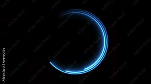 Futuristic style intro for logo, title or text reveal