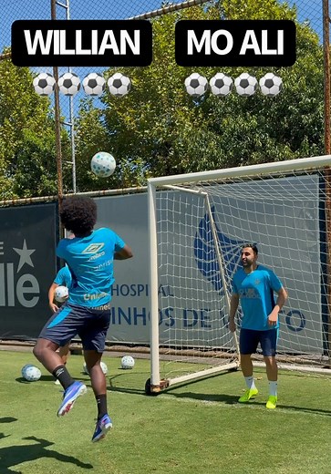 Vinicius Jr. vs. Willian: 1v1 Header Challenge