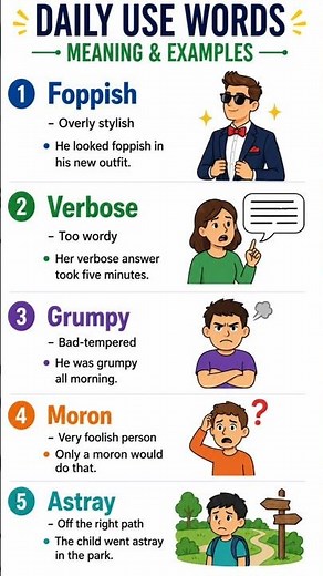 5 Advanced English Words with Meanings and Sentences | Improve Your Vocabulary Fast