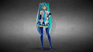 Miku (Project Diva Arcade: Future Tone) - Download Free 3D model by 雨宮レン (@oscar3dmodel)