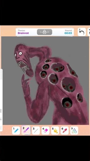 More scary 😧Roblox - speed draw #roblox #drawing #robloxart #art #fyp