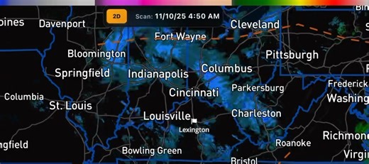 Those flakes are flying out there! Could see some more intense bursts this afternoon and evening. | Meteorologist Jim Caldwell