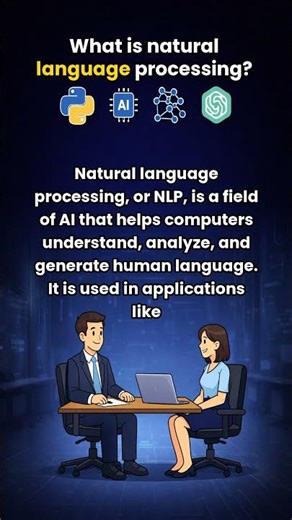What is natural language processing?? | AI Interview Question Explained #machinelearning #nlp #ai