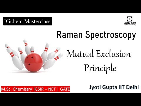 Mutual Exclusion principle | Raman Spectroscopy | Physical Chemistry | M.Sc. Chemistry | CSIR NET