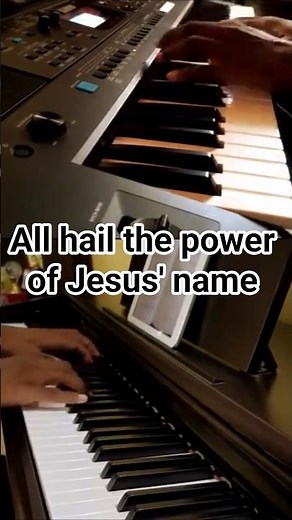 All Hail the Power of Jesus' Name – Piano & Pipe Organ Duet #pipeorganmusic #hymn #pipeorgan