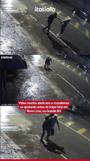 VÍDEO MOSTRA ATLETICANO E CRUZEIRENSE SE AJUDANDO ANTES DE BRIGA FATAL EM NOVA LIMA