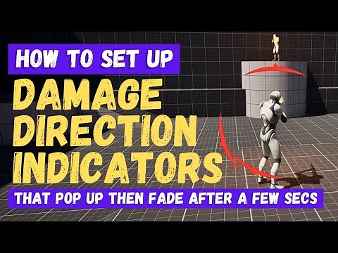How To Create Radial Damage Direction Indicators - Unreal Engine 5 Tutorial