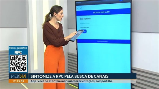 Sintonize a RPC pela busca de canais do seu televisor
