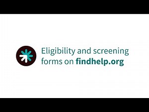 Eligibility and screening forms on Findhelp.org | Social Care Referral Platform
