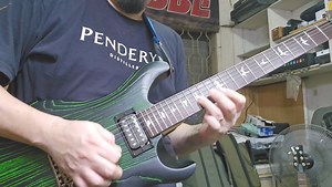 Testing ng PRS SE sandblasted green guitar. | PAPI's Guitar