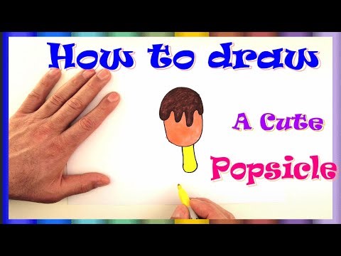 How to draw popsicle cute & easy way for kids