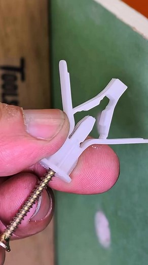 Watch this! Pre-drill, insert, then screw, As you tighten, its smart ribs flare outward . locking into drywall like never before. #toolstour #drywallanchors #anchor | Toolstour