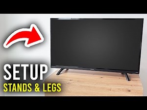 How To Set Up TV Stand & Legs - Step By Step
