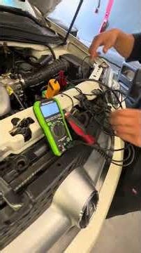 Amperage draw test on starter circuit