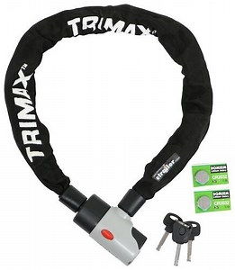 Trimax Thex Super Chain Lock with Alarm - 3' Long - 1-1/2" Thick Trimax Locks Cable Locks TMX87ZR