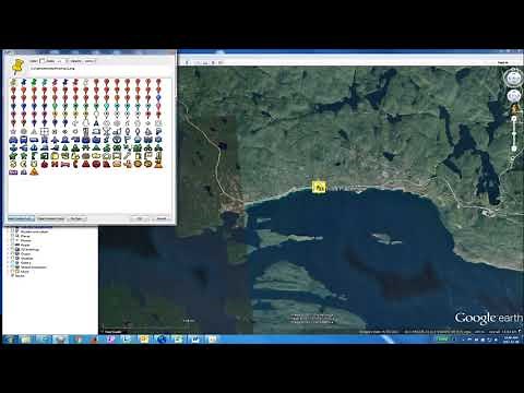 How to import a Pin symbols in to Google Earth