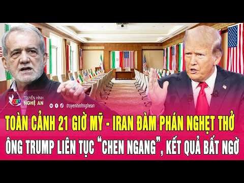 A complete overview of the 21 hours of tense US-Iran negotiations, with Trump constantly interrup...