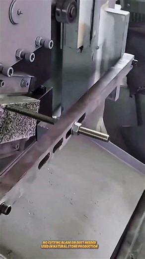 Stone Splitting Machine Breaks Rock into Precise Sizes Using Hydraulic Press Force #machine