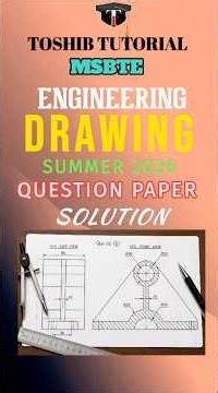 MSBTE | Engineering Drawing Summer 2026 Solution