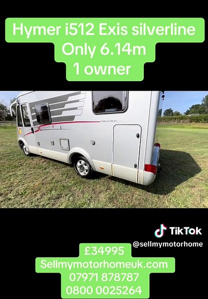 Hymer i512 Exis Silver Line Motorhome for Sale