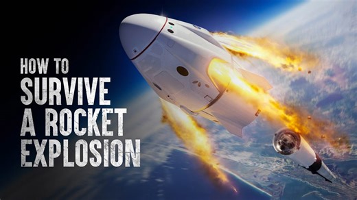 Surviving a rocket explosion against impossible odds