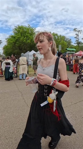 The based pro-life young girl has a Kyojuro Rengoku sword from Demon Slayer