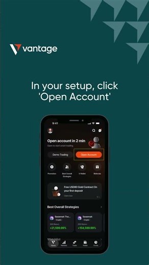 How To Open A Vantage Trading Account