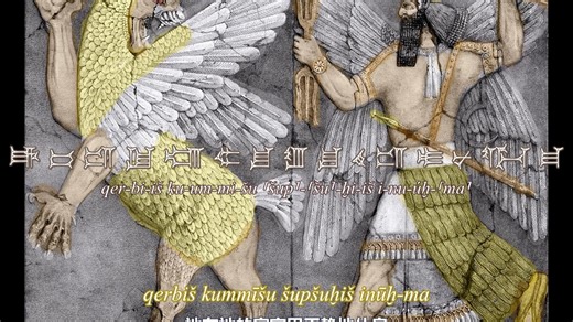 【标准巴比伦语】当在最高之处时 Enūma Eliš (巴比伦创世神话）1.71-140