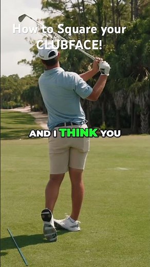 SQUARE Your Club Face with One Simple Drill #golftips #golfinstruction #dewsweepertv #golfer