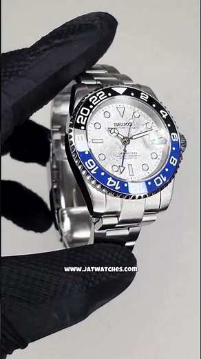Seiko Batman Meteorite GMT-Master II Mod