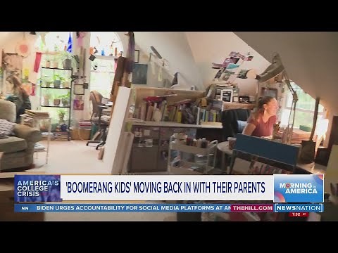 'Boomerang kids' moving back in with their parents | Morning in America