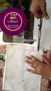 V Collar Neck Cutting and Stitching #mundiboutique #youtube #diy #trending #sewing #short #collar