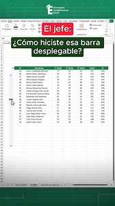 1M views · 18K reactions | Crea una barra desplegable en Excel en solo 30 segundos. 類✅ #excel #exceltips #exceltutorial | FAE - Formación Académica Excel | Facebook
