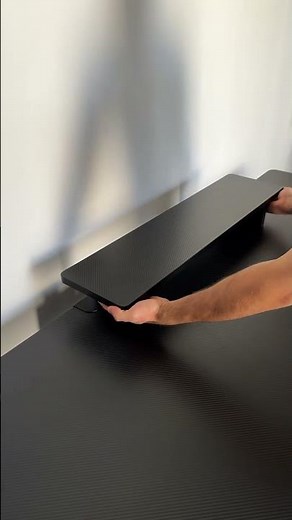 New Carbon Fibre Standing Desk From Deskup Australia #gaming #desksetup #shorts #standingdesk