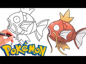 How To Draw MAGIKARP POKEMON #129 | Generation 1