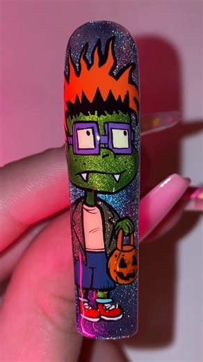 NAILZBYDEV.com on Instagram: "‼️𝐍𝐚𝐢𝐥 𝐓𝐮𝐭𝐨𝐫𝐢𝐚𝐥: 𝐙𝐎𝐌𝐁𝐈𝐄 𝐂𝐇𝐔𝐂𝐊𝐈𝐄🧟‍♂️💚 Save this little 𝖧𝖠𝖫𝖫𝖮𝖶𝖤𝖤𝖭 cutie for later and follow it step-by-step!🖌️🫟 We used some of the shades from our 𝖭𝖤𝖶 gel collection 𝐂𝐋𝐀𝐒𝐒𝐈𝐂 𝐊𝐈𝐋𝐋𝐄𝐑𝐒 which is now 𝖱𝖤𝖲𝖳𝖮𝖢𝖪𝖤𝖣!😱🔥 Get it before it sells out!👏🏻👏🏾 🌟𝐅𝐞𝐚𝐭𝐮𝐫𝐞𝐝 𝐒𝐡𝐚𝐝𝐞𝐬 𝐟𝐫𝐨𝐦 𝐭𝐡𝐞 𝐂𝐨𝐥𝐥𝐞𝐜𝐭𝐢𝐨𝐧: •Friday the 13th🪓 •Elm Street😴 •Jeepers Creepers👀 •Halloween (Bonus Shade)🎃 You can or