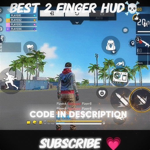 Best 2 Finger Custom HUD for Auto Headshot 2026 🏴‍☠️#shorts #freefire
