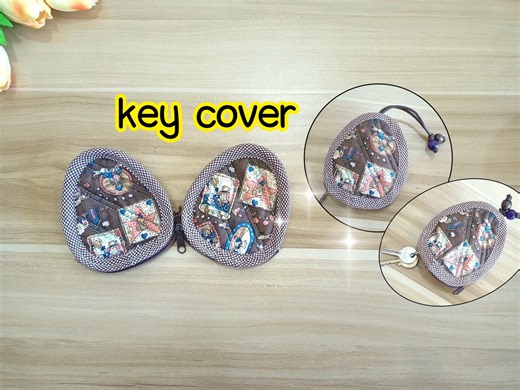 24 reactions · 17 shares | Very easy to sew. How to sew a peat-shaped key pouch. How to make a keychain Made into a very cute keychain #roll #keychain #keychain #giftidea #homemade souvenirs #homemade gifts #sewing #diy #crafts #fabric scraps #fabric scraps #sewing ideas #Cutting project | Diy By.rutchanoo | Facebook