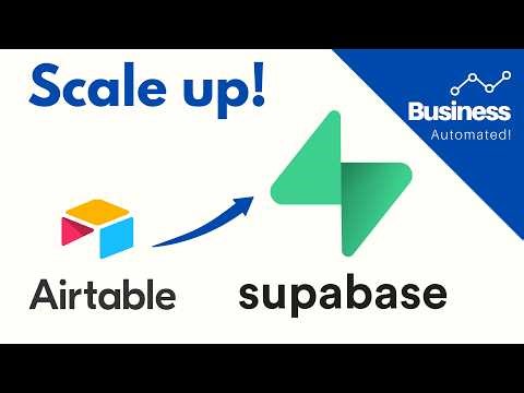 Scale Beyond Airtable: Build Massive No-Code Apps with Softr & Supabase