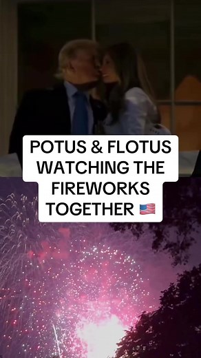 Celebrating Independence Day with Melania and Donald Trump