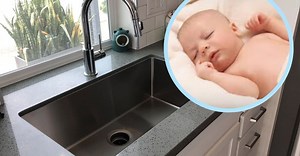 Can You Safely Wash Your Baby In The Kitchen Sink?