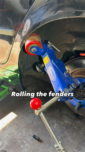 BMB on Instagram: "So i think im just gonna go with over fenders at this point.. driver side rear has bondo over rust that was just cracking while i was rolling the fenders. @hoonigan @hoonigan . . #e46 #bmw #fenderrolling #fenderroll #reels #fyp #gatcurse2025 #carsofinstagram #driftcar"