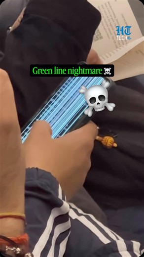 HT Tech on Instagram: "Ever seen a worse case of green lines on a phone? Here’s what you need to know Green line issue, mobiles, 5G mobiles, AMOLED display, mobile green issue, phone repair, #greenline #mobile"