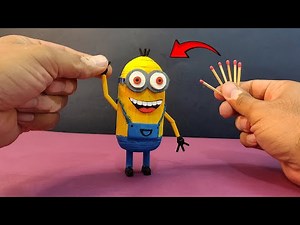 I Built a Minion Using 1,000 Matchsticks! 🔥