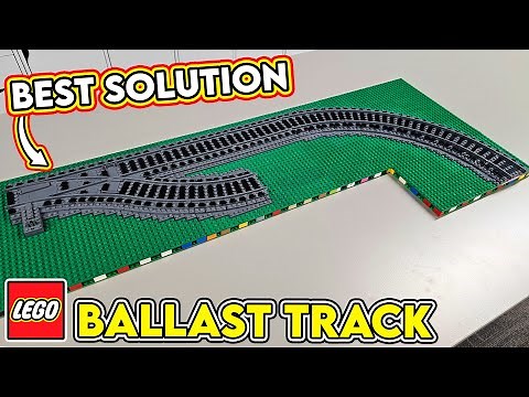 BEST Solution for BALLAST LEGO TRAIN TRACK!?